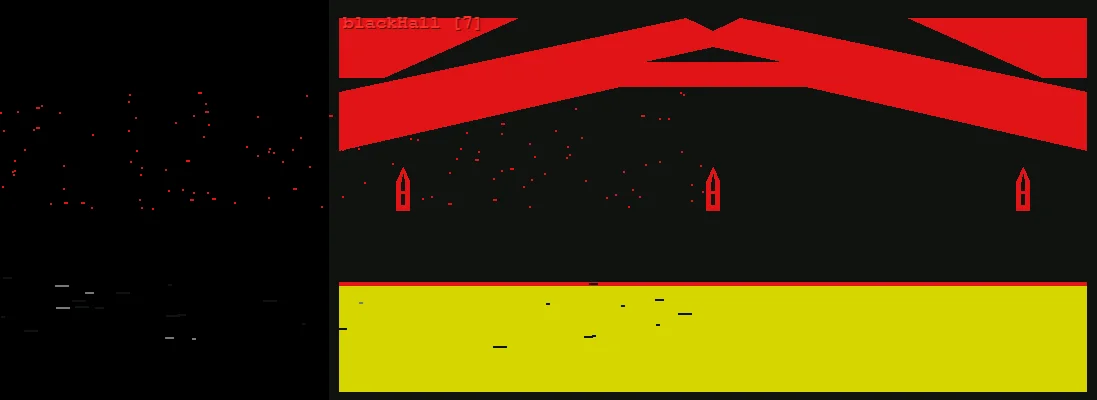 Procedural black hall