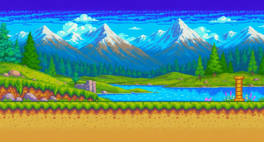 Refined scenery plate 034